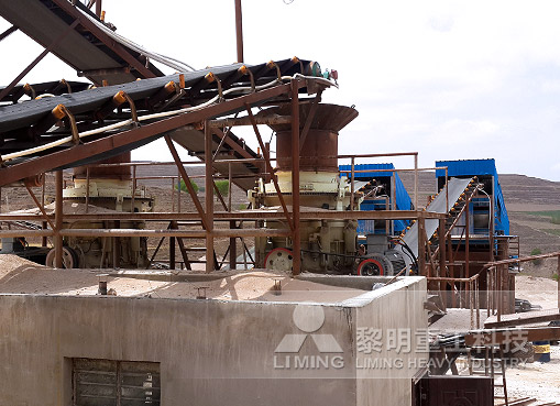 甘肃定西时产400吨花岗岩破碎制砂生产线应用水利工程建设