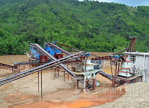 广西桂平时产250吨河卵石制砂生产线