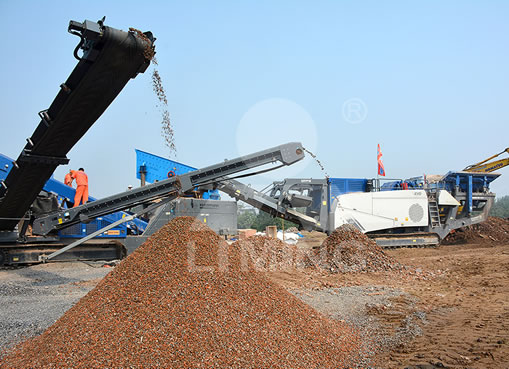 上海建筑垃圾移动破碎站处理加工城市基础建设